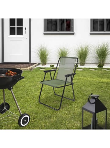Garden Spirit Klappstuhl ''Pliante'' in Khaki - (B)51 x (H)75 x (T)60 cm