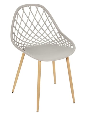 Garden Spirit 4er-Set: Gartenstühle "Malaga" in Taupe - (B)90 x (H)90 x (T)90 cm