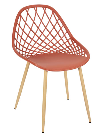 Garden Spirit 4er-Set: Gartenstühle "Malaga" in Rot - (B)90 x (H)90 x (T)90 cm