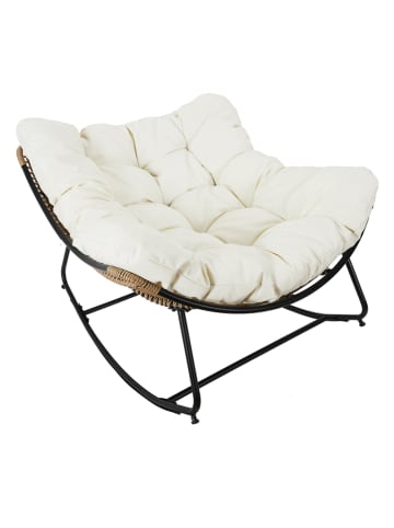 Garden Spirit Loungefauteuil "Tulum" crème - (B)96 x (H)73 x (D)114 cm