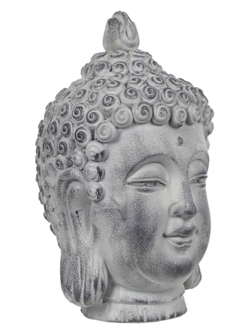 Garden Spirit Dekofigur "Boudha" in Grau - (H)42 cm