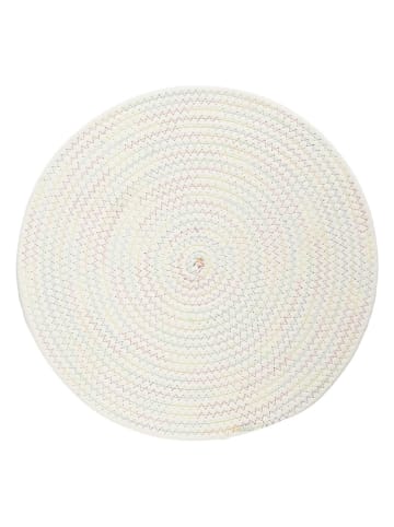 Garden Spirit 4-delige set: placemats crème - Ø 34 cm