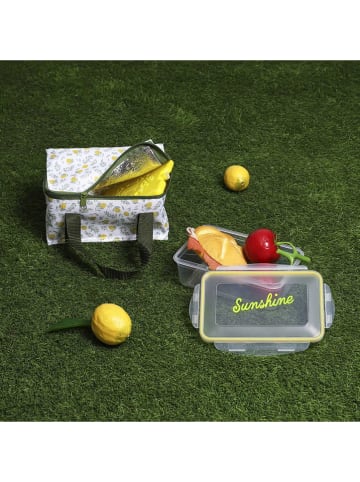 Garden Spirit Lunchtasche in Grün/ Gelb - (B)22 x (H)18,5 x (T)15 cm