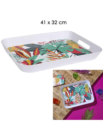 Garden Spirit Dienblad "Paradis" meerkleurig - (B)41 x (H)32 cm