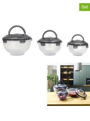 Garden Spirit 3-delige set: vershouddozen grijs - 5,8 l