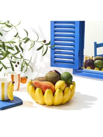 Garden Spirit Miska "Banane" w kolorze żółtym na owoce - wys. 10 x Ø 25 cm