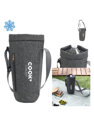 COOK CONCEPT Flessentas grijs - (H)30 x Ø 10 cm