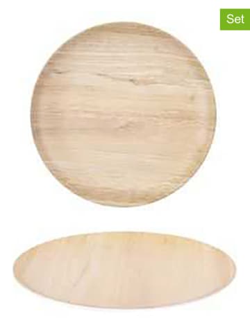 Garden Spirit 12-delige set: dessertborden lichtbruin - Ø 20 cm