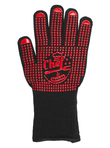 Garden Spirit Grillhandschuh in Rot/ Schwarz