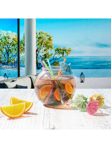 Garden Spirit 9-delige punchbowlset transparant/meerkleurig