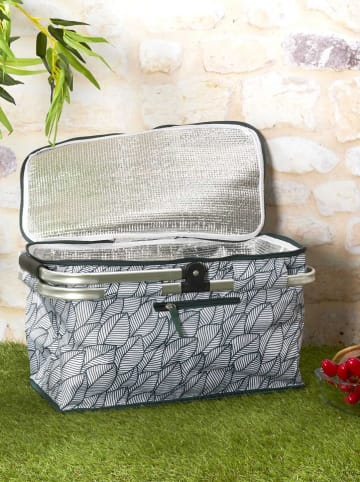 Garden Spirit Torba termiczna w kolorze biało-zielonym - 48 x 24 x 27 cm - 25 l