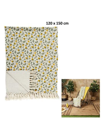 Garden Spirit Woondeken geel/beige - (L)150 x (B)120 cm