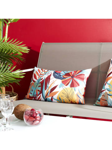Garden Spirit Kissen "Paradis" in Bunt/ Rot - (L)30 x (B)50 cm