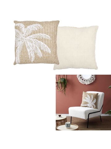 Garden Spirit Kussen "Palmier" beige - (L)40 x (B)40 cm