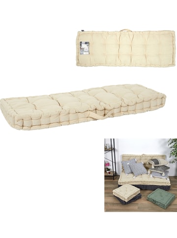 Garden Spirit Poduszka w kolorze kremowym na paletę - 120 x 10 x 40 cm