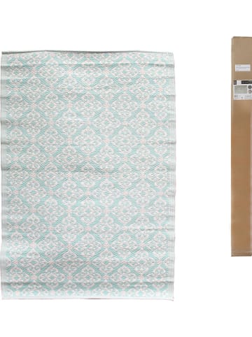 Garden Spirit Indoor-/ Outdoor-Teppich in Türkis - (L)180 x (B)120 cm