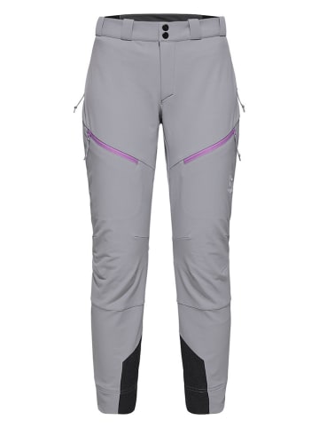 Haglöfs Softshell-ski-/snowboardbroek "Discover Touring" grijs