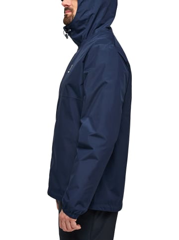 Haglöfs Kurtka przeciwdeszczowa "Kaise GTX" w kolorze granatowym