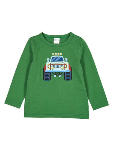 Fred´s World by GREEN COTTON Longsleeve "Hello" in Grün