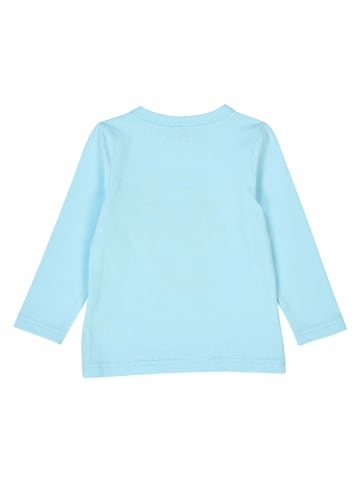 Fred´s World by GREEN COTTON Longsleeve "Hello" in Hellblau