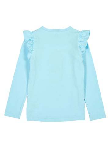 Fred´s World by GREEN COTTON Longsleeve "Hello" lichtblauw