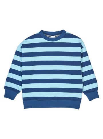 Fred´s World by GREEN COTTON Sweatshirt "Stripe" in Dunkelblau/ Hellblau