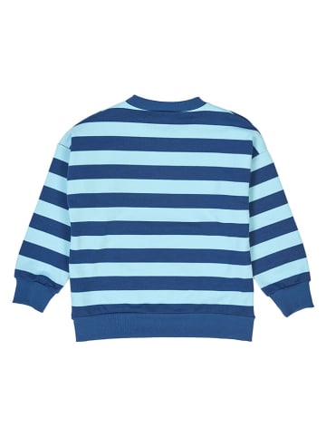Fred´s World by GREEN COTTON Sweatshirt "Stripe" in Dunkelblau/ Hellblau