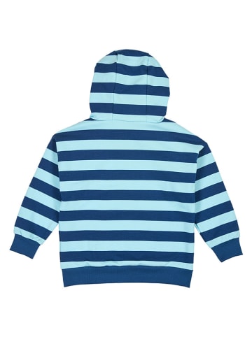 Fred´s World by GREEN COTTON Hoodie "Stripe" in Dunkelblau/ Hellblau