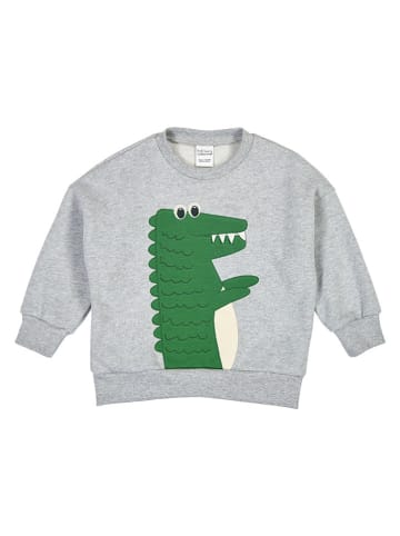 Fred´s World by GREEN COTTON Sweatshirt "Hello" grijs