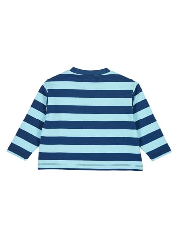 Fred´s World by GREEN COTTON Sweatshirt "Hello princess" in Dunkelblau/ Hellblau
