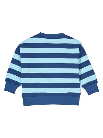Fred´s World by GREEN COTTON Sweatshirt "Hello" in Dunkelblau/ Hellblau