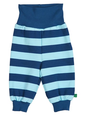 Fred´s World by GREEN COTTON Sweathose "Stripe" in Dunkelblau/ Hellblau