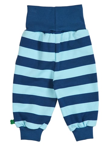 Fred´s World by GREEN COTTON Sweathose "Stripe" in Dunkelblau/ Hellblau