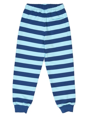 Fred´s World by GREEN COTTON Sweathose "Stripe" in Hellblau/ Dunkelblau