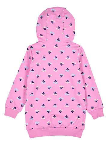 Fred´s World by GREEN COTTON Hoodiekleid "Flower" in Rosa