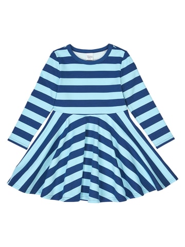 Fred´s World by GREEN COTTON Kleid "Stripe" in Hellblau/ Dunkelblau