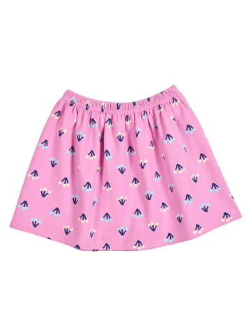 Fred´s World by GREEN COTTON Spódnica "Flower" w kolorze jasnoróżowo-granatowym