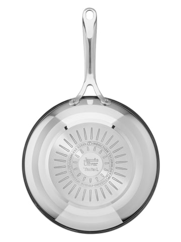 Tefal Wokpfanne "Cook Smart" in Schwarz/ Silber  - Ø 28 cm