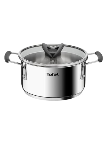 Tefal 6tlg. Edelstahl-Kochgeschirr-Set "Opti`Space"