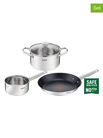 Tefal 4tlg. Edelstahl-Kochgeschirr-Set "Cook Eat"