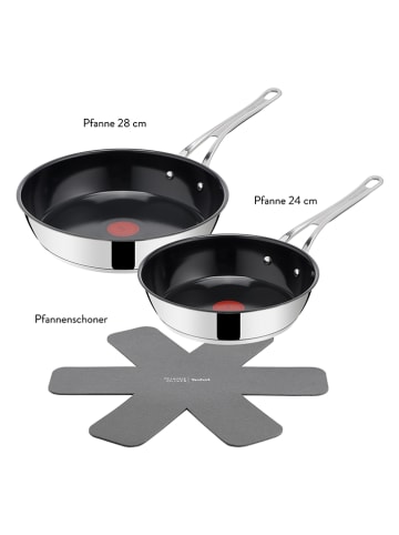 Jamie Oliver 3-częściowy zestaw "Jo Classic" w kolorze srebrno-czarnym