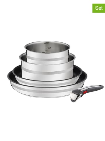 Tefal 5tlg. Set: Edelstahl-Kochgeschirr "Ingenio"