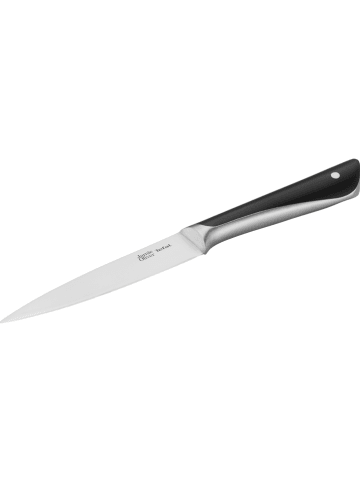 Jamie Oliver Universeel mes "Jo" zilverkleurig/zwart - (L)12 cm