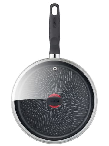 Tefal 2tlg. Set: Schmorpfanne "Easy Cook" in Schwarz - Ø 24 cm