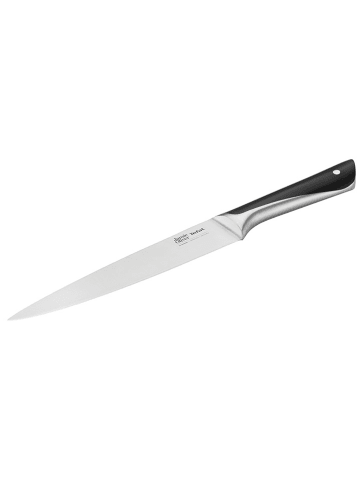 Tefal Nóż w kolorze srebrno-czarnym do mięsa i szynki - dł. 20 cm