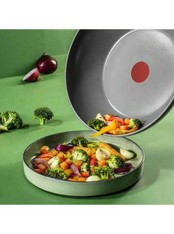 Tefal Wokpfanne "Renew on" in Grau - Ø 28 cm