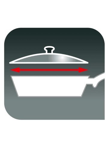 Tefal Glazen deksel - Ø 24 cm