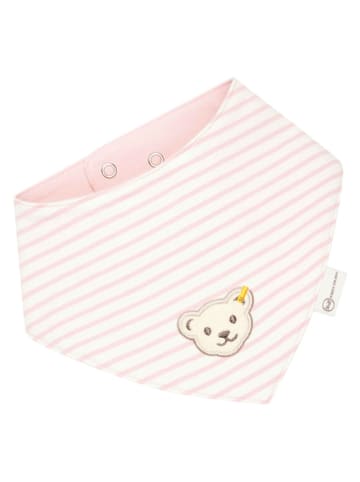 Steiff Slabbetje lichtroze/crème