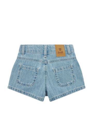 Steiff Szorty dżinsowe w kolorze błękitnym