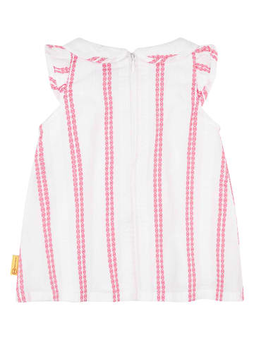 Steiff Kleid in Weiß/ Rosa